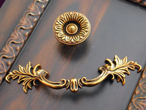 Furniture Hardware Drop Pulls - Винтажные ручки для выдвижных ящиков, ручки