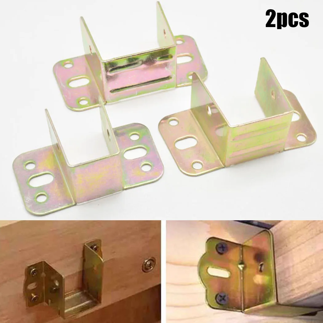 Furniture Hardware Manufacturer - 2 шт. U-образный металлический кронштейн для